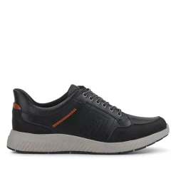 Easy Step In Wide Fit Bungee Laced Shoes - Black
