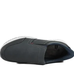 Easy Step In Wide Fit Laceless Shoes - Navy