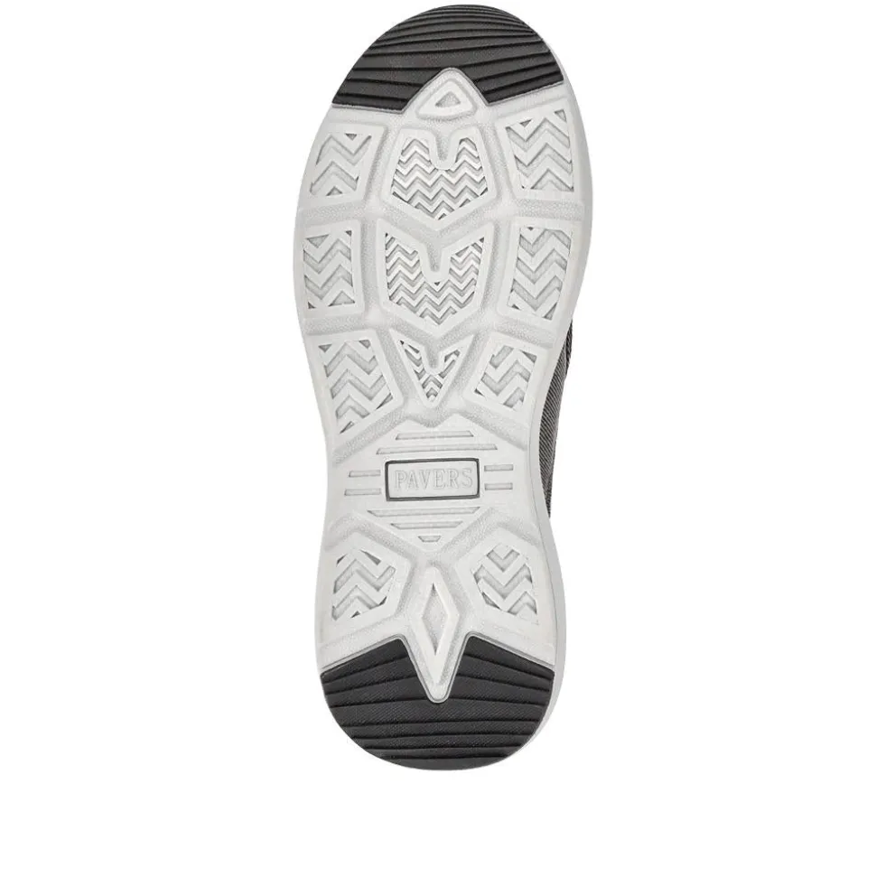 Easy Step In Wide Fit Laceless Trainers - Grey
