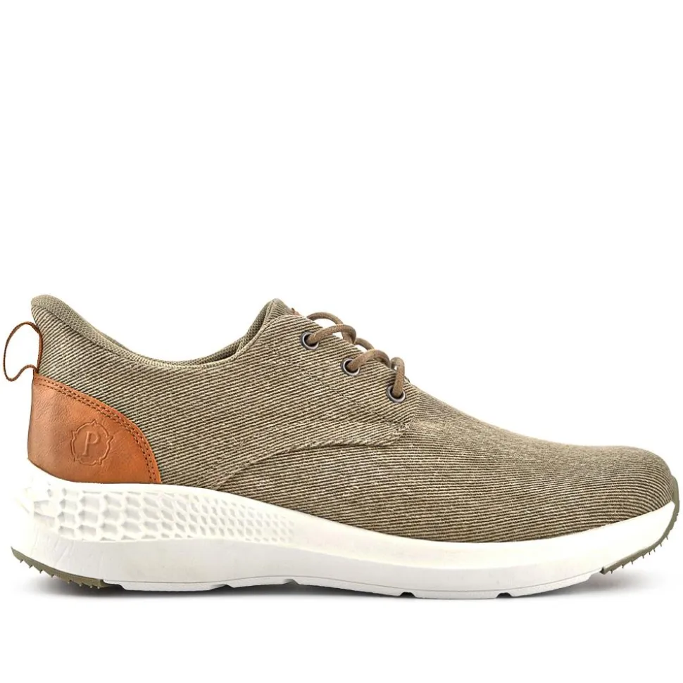 Easy Step In Wide Fit Lightweight Trainers - Beige