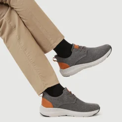 Easy Step In Wide Fit Lightweight Trainers - Grey