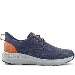 Easy Step In Wide Fit Lightweight Trainers - Navy