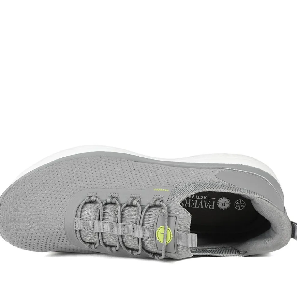 Easy Step In Wide Fit Memory Foam Lace Up Trainers - Charcoal