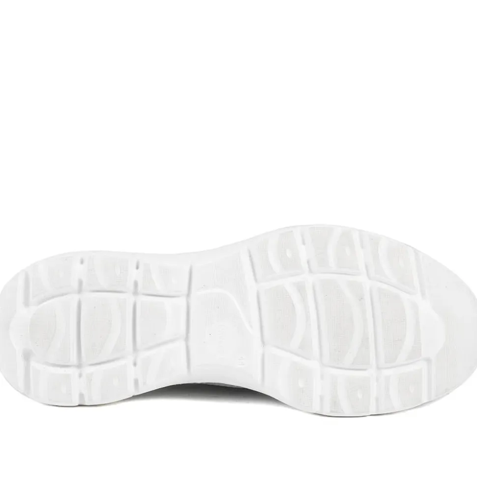Easy Step In Wide Fit Memory Foam Lace Up Trainers - Charcoal