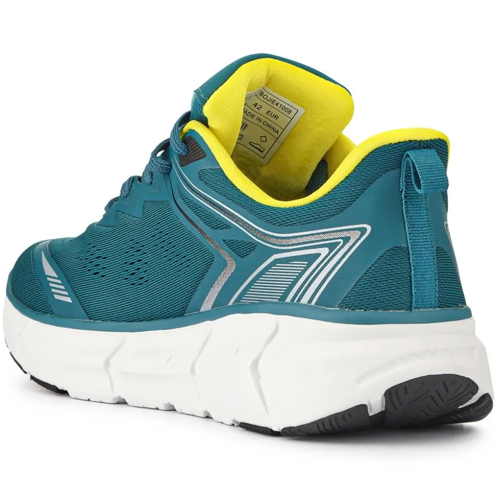Easy Step In Wide Fit Memory Foam Trainers - Aqua