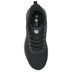 Easy Step In Wide Fit Memory Foam Trainers - Black