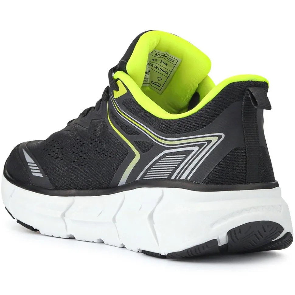Easy Step In Wide Fit Memory Foam Trainers - Black