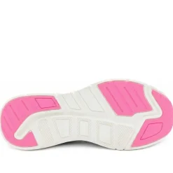 Easy Step In Wide Fit Memory Foam Trainers - Navy