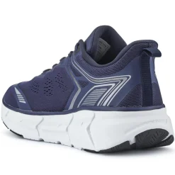 Easy Step In Wide Fit Memory Foam Trainers - Navy