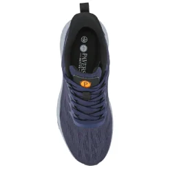 Easy Step In Wide Fit Memory Foam Trainers - Navy