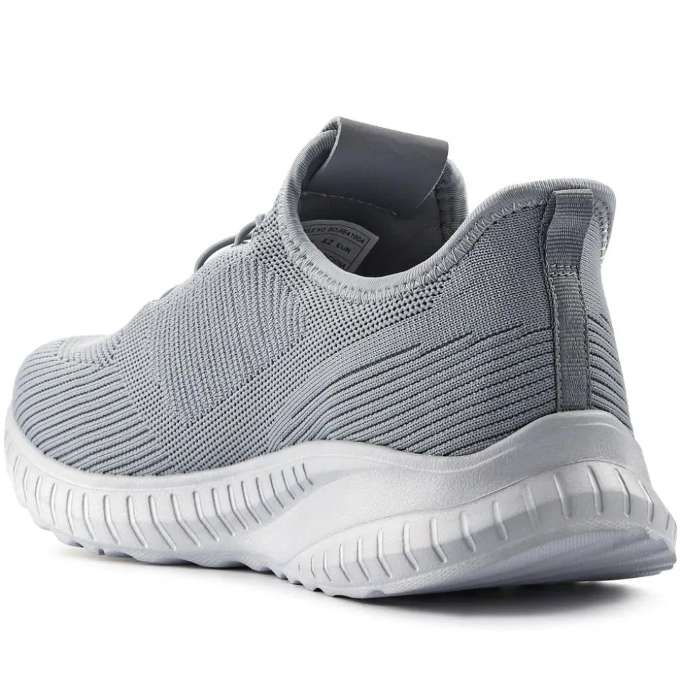 Easy Step In Wide Fit Trainers - Grey