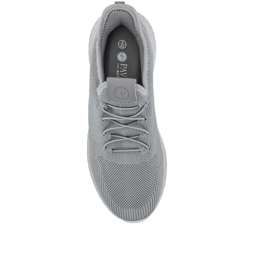 Easy Step In Wide Fit Trainers - Grey
