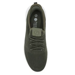 Easy Step In Wide Fit Trainers - Khaki
