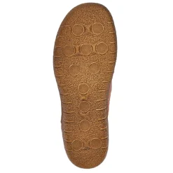 Elasticated Leather Slip-On Shoes - Tan