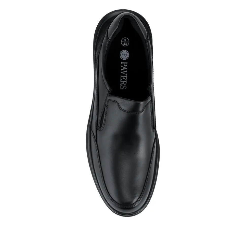 Elasticated Lightweight Slip In Shoes - Black