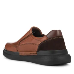 Elasticated Lightweight Slip In Shoes - Tan