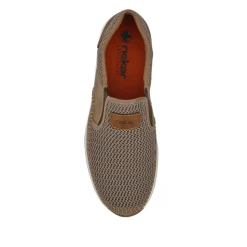 Elasticated Slip-On Shoes - Beige