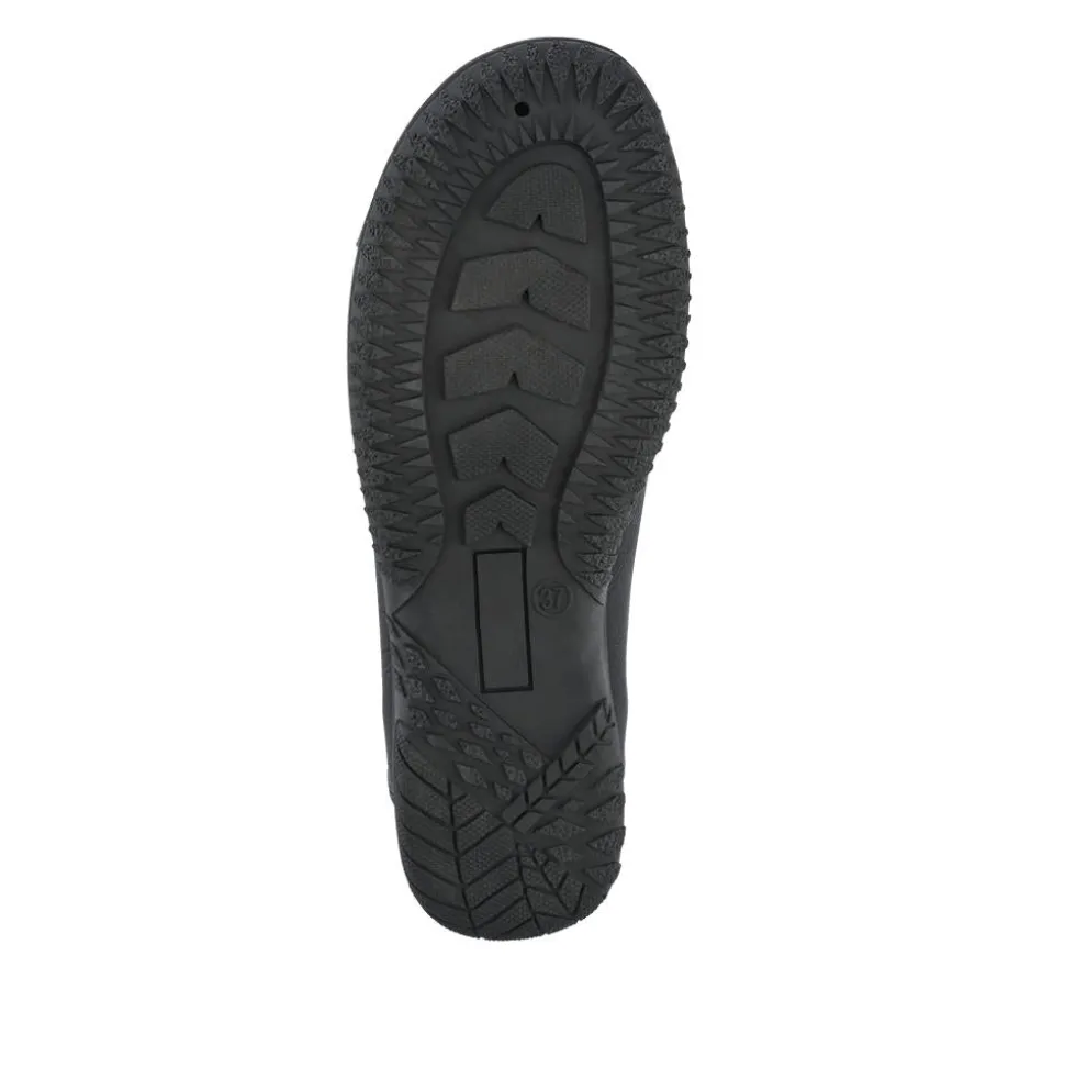 Elasticated Slip-On Shoes - Black