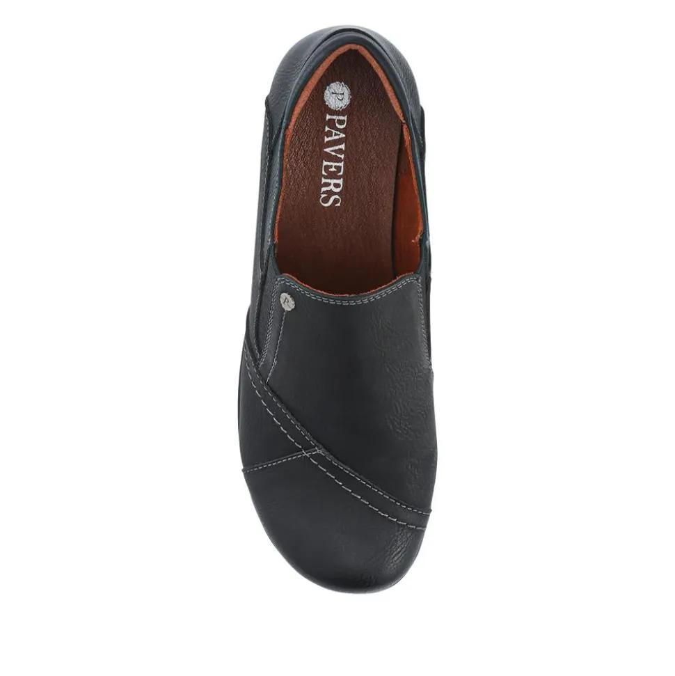 Elasticated Slip-On Shoes - Black