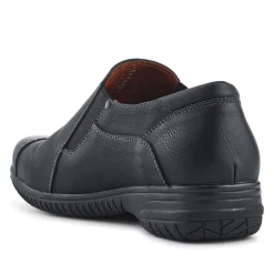 Elasticated Slip-On Shoes - Black