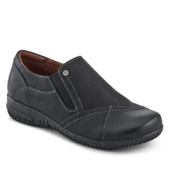 Elasticated Slip-On Shoes - Black