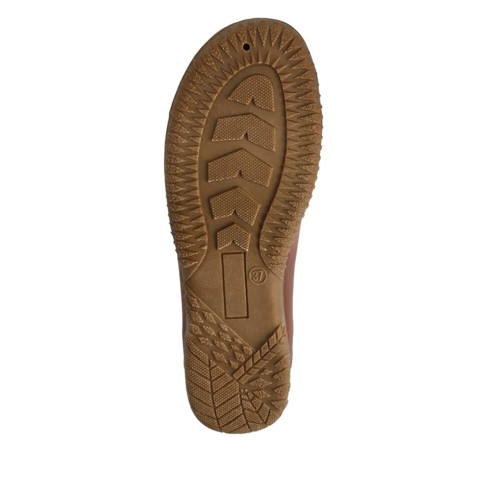 Elasticated Slip-On Shoes - Brown
