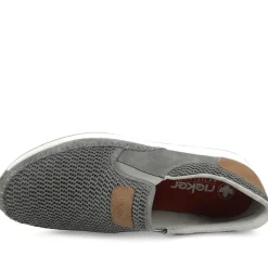 Elasticated Slip-On Shoes - Grey