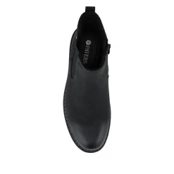 Elasticated Smart Slip On Boots - Black