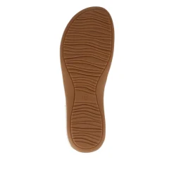 Elasticated Toe Post Sandals - White