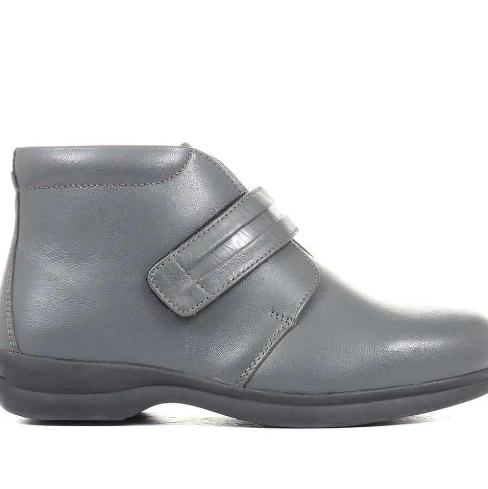 Elysa Touch Fastening Shoe - Grey