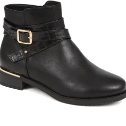 Embellished Ankle Boots - Black
