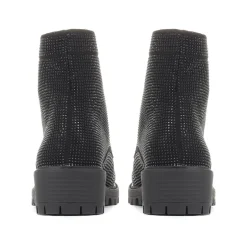 Embellished Ankle Boots - Black