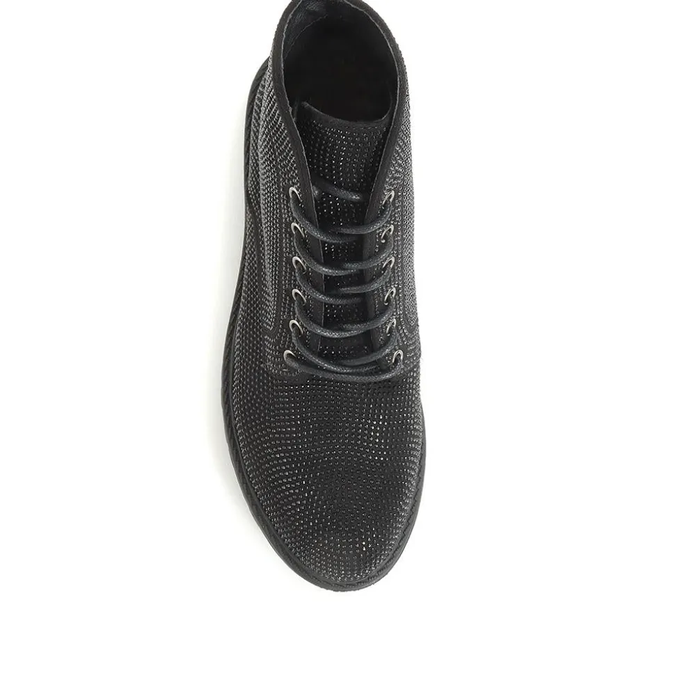 Embellished Ankle Boots - Black