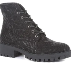 Embellished Ankle Boots - Black