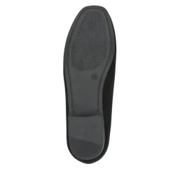 Embellished Block-Heeled Moccasins - Black