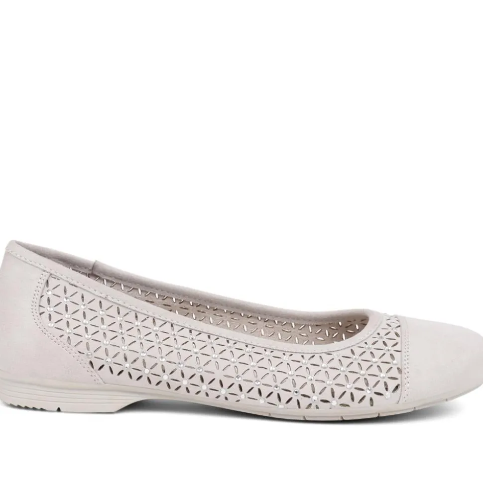 Embellished Pumps - Light Grey