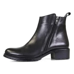 Essential Comfort Boots D Fit - Black Leather
