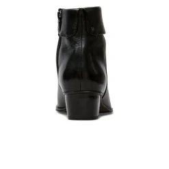 Essential Comfort Boots D Fit - Black Leather