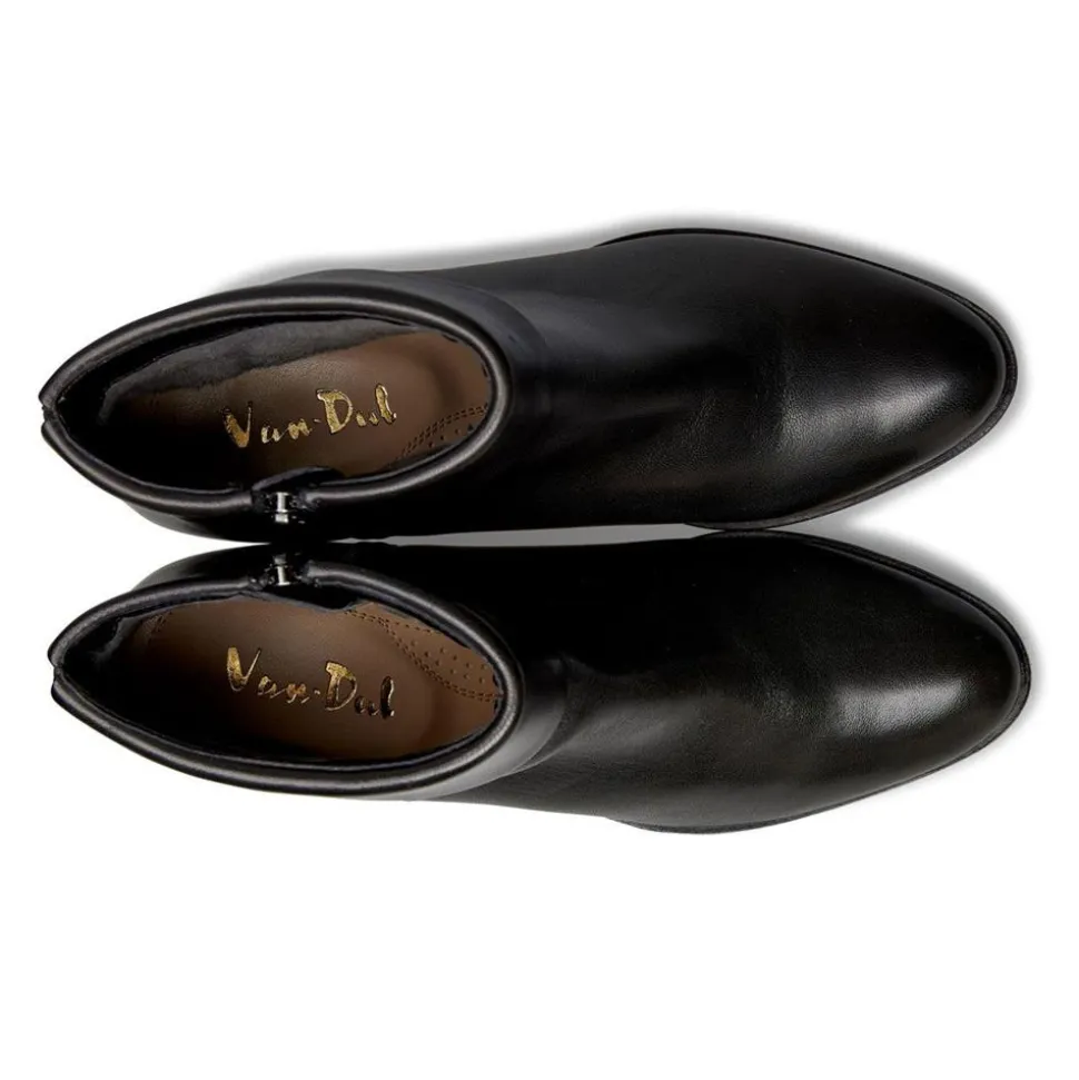 Essential Comfort Boots D Fit - Black Leather
