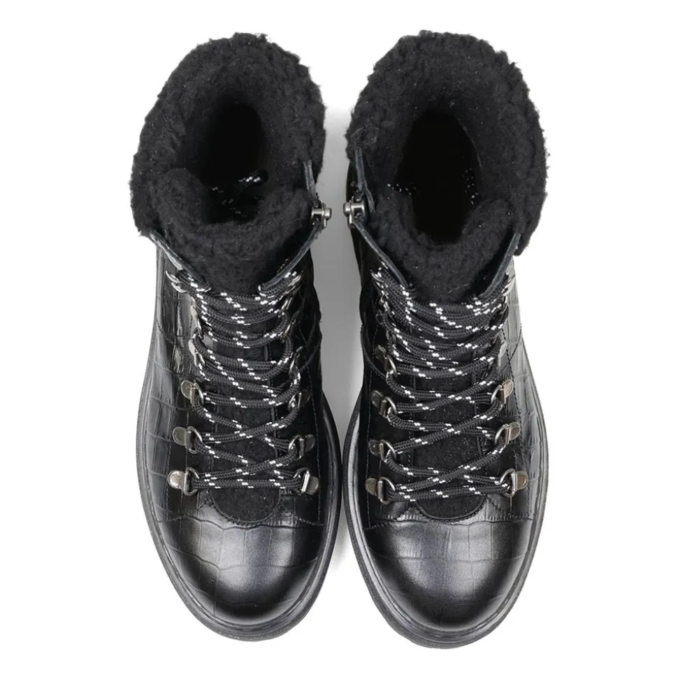 Essential Comfort Boots EE Fit - Black Croc