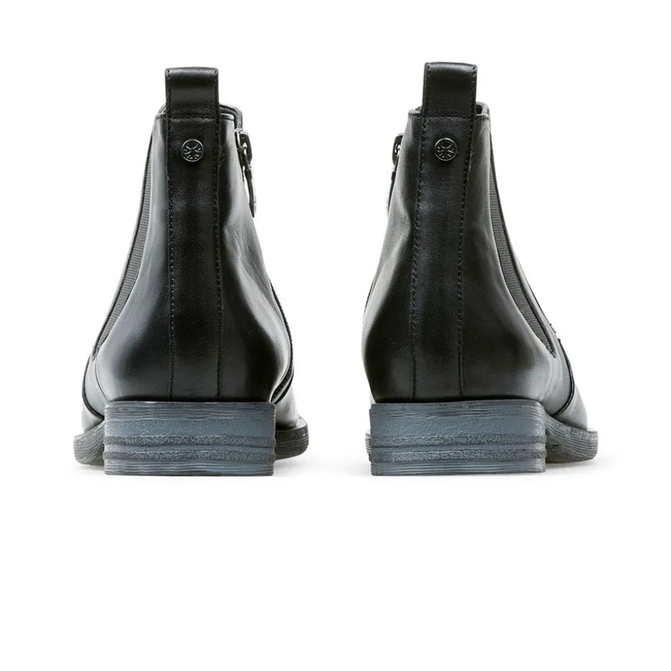 Essential Comfort Boots EE Fit - Black Leather