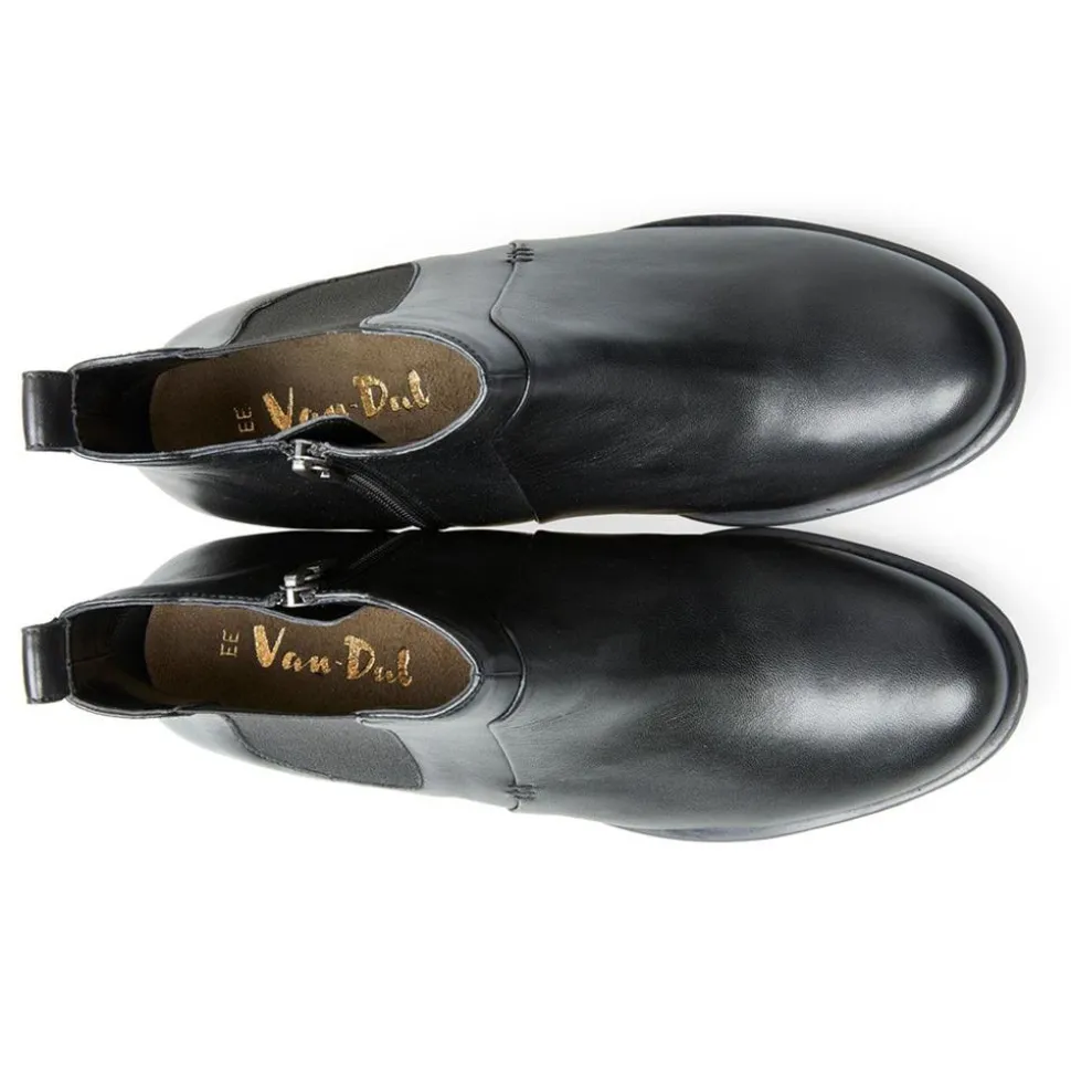 Essential Comfort Boots EE Fit - Black Leather