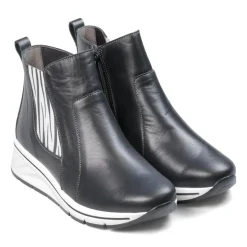 Essential Comfort Boots EE Fit - Black Leather