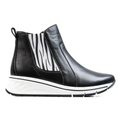Essential Comfort Boots EE Fit - Black Leather