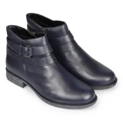Essential Comfort Boots EE Fit - Midnight Leather