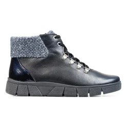 Essential Comfort Boots EE Fit - Navy Leather