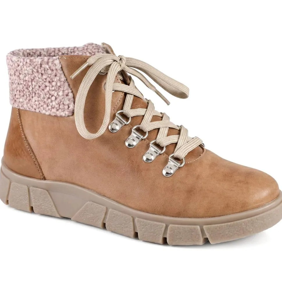 Essential Comfort Boots EE Fit - Tan Leather