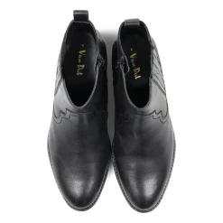 Essential Comfort Boots E Fit - Black Tumbled Leather