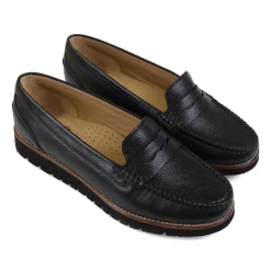Essential Comfort Flats - Black Leather