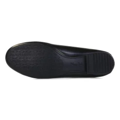 Essential Comfort Flats - Black Leather